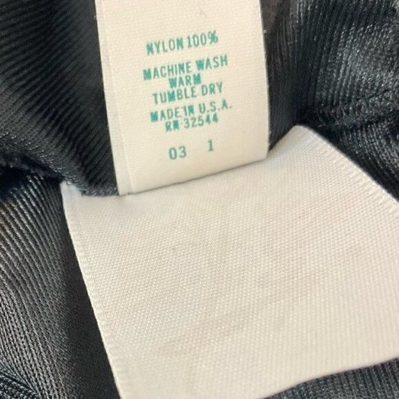 Vintage Jolie Two JC Penny Nightgown Black Size Large Lace Floral Nylon - Picture 12 of 12